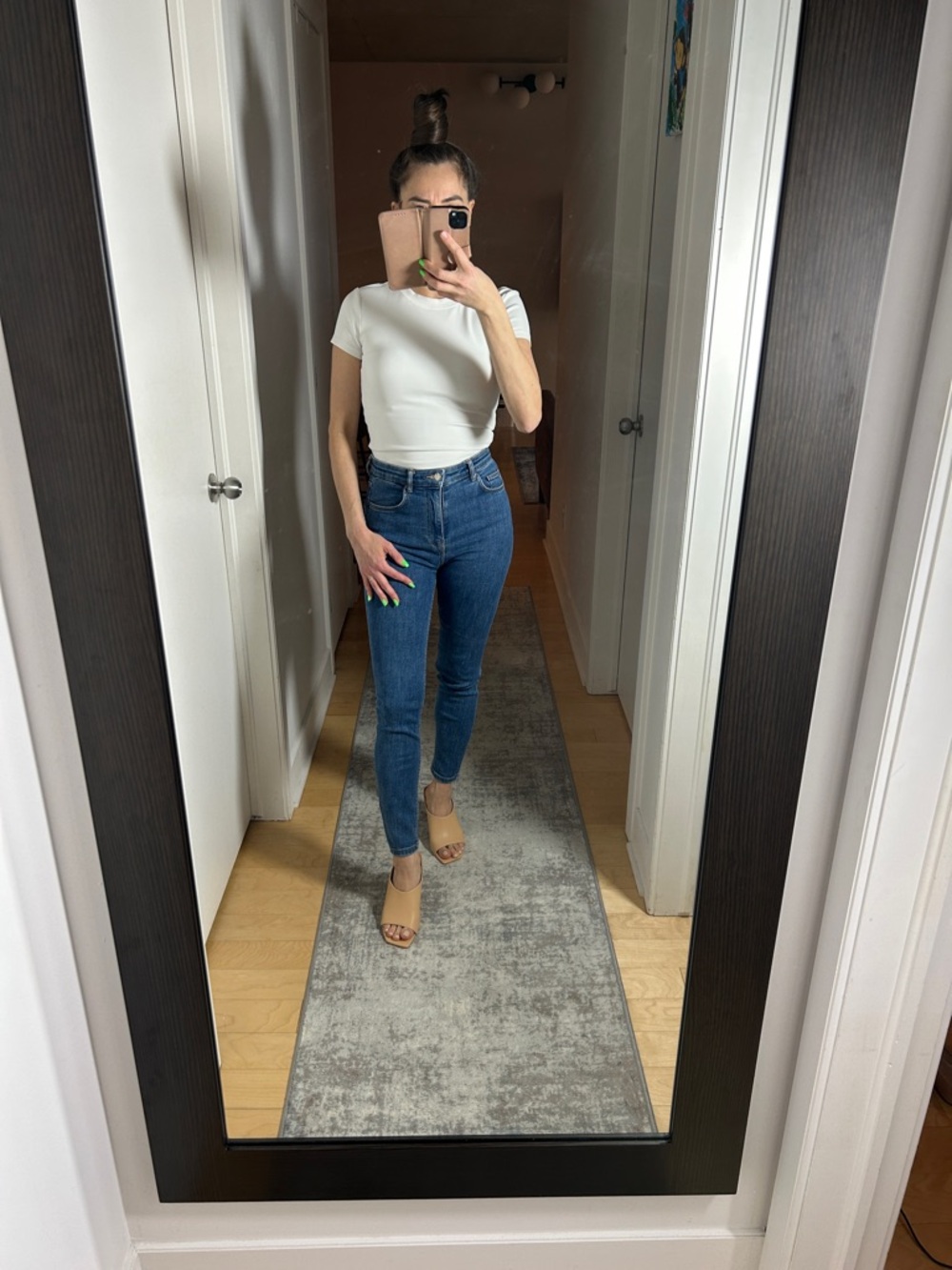 Zara High Rise Stretchy Skinny Jeans
